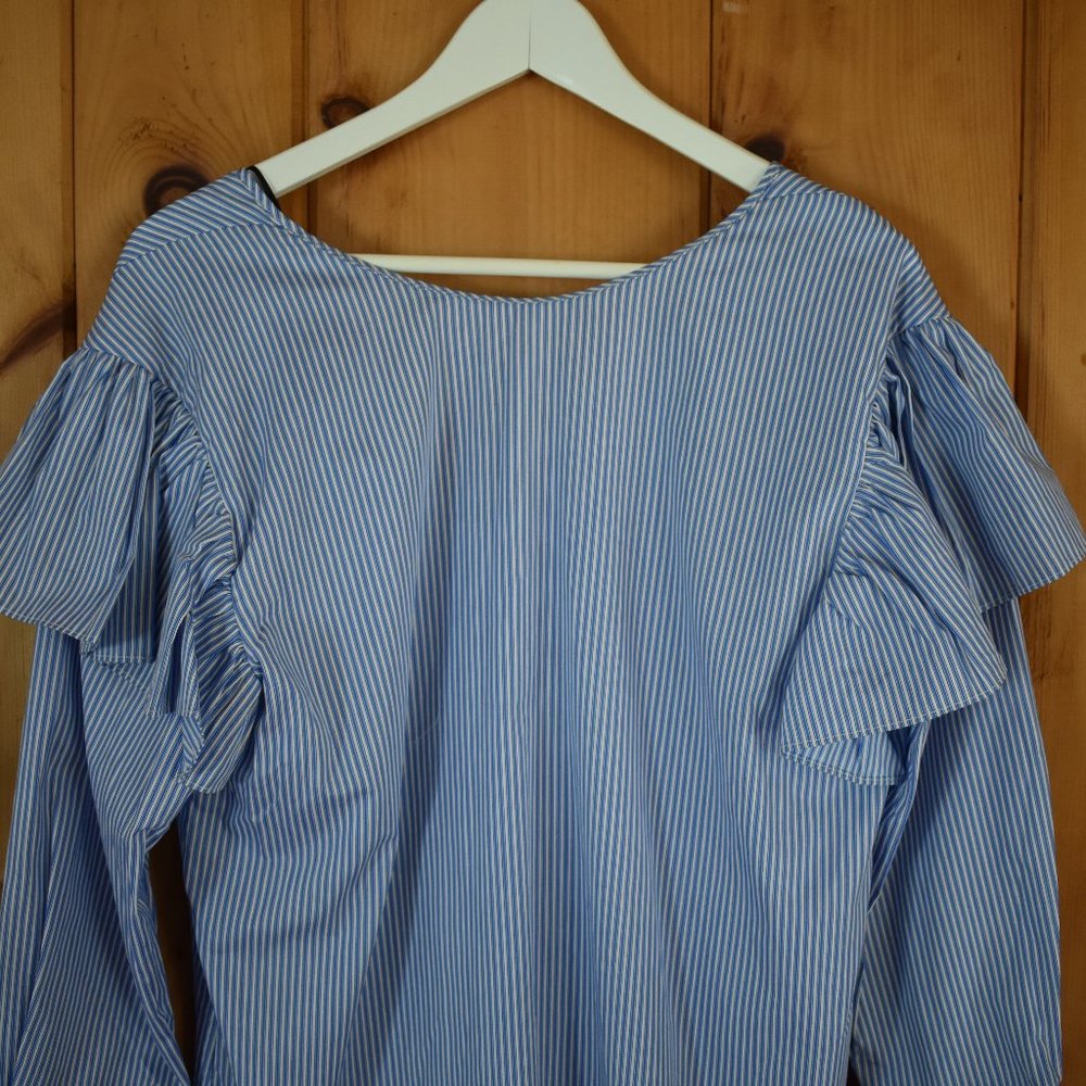 Zara Ruffle Sleeve Blouse - Picture 2 of 5